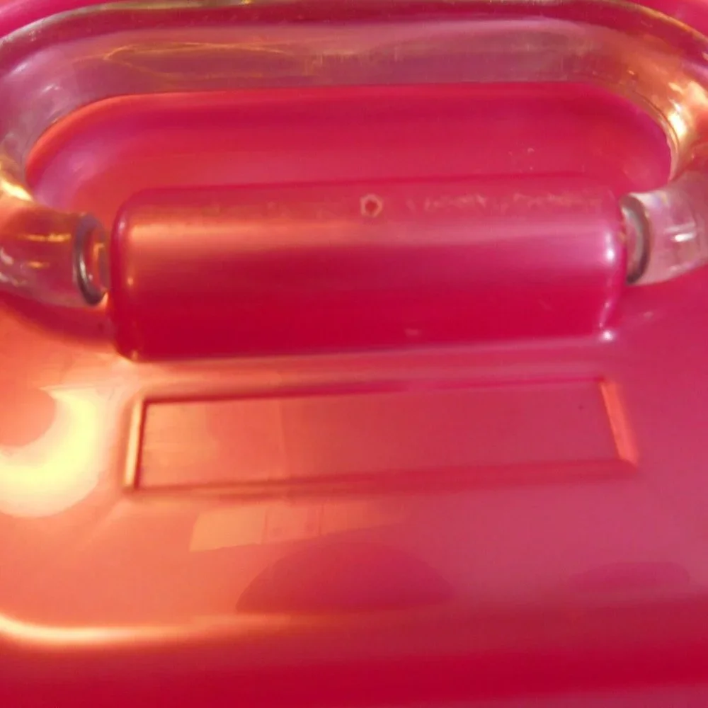 COPY - Caboodle Hot Pink Plastic Your Own Style Closure Inside Mirror Minor Scr…